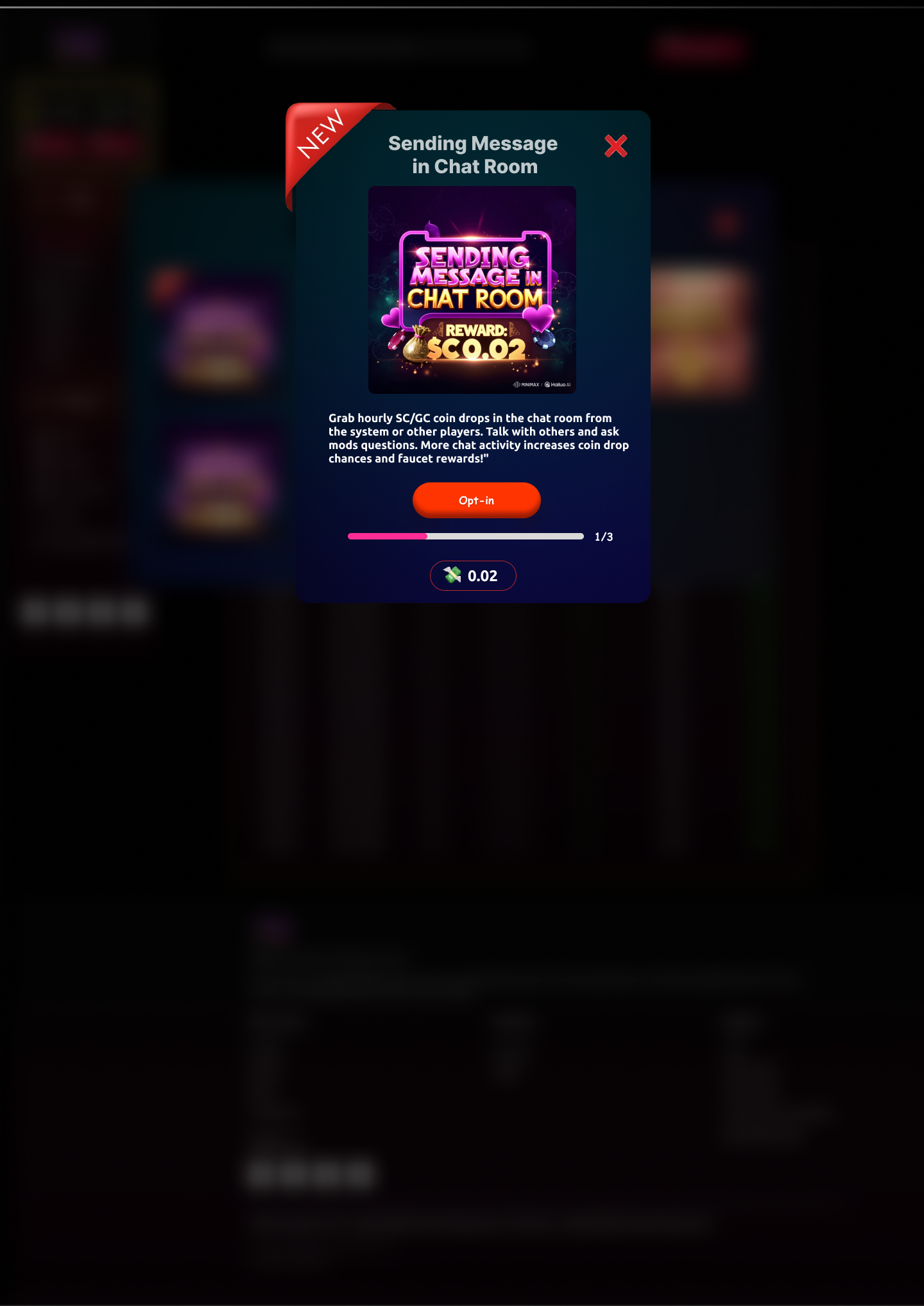 Task List & Chat Room Popup